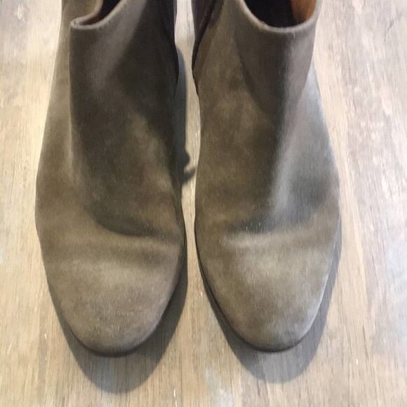 Madewell 2 tone Suede Leather Booties size 8.5 - Picture 2 of 10